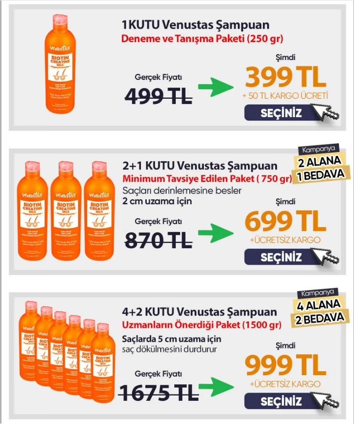 Acabella Venustas Biotin Ceratin Milk Şampuan